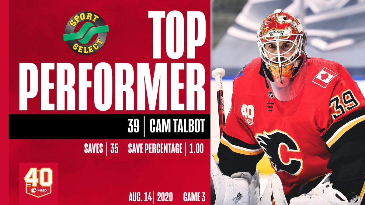 NHLFlames's tweet photo. Another outstanding performance from Cam! He's our Game 3 Sport Select Top Performer! https://t.co/mm9OWETf0R