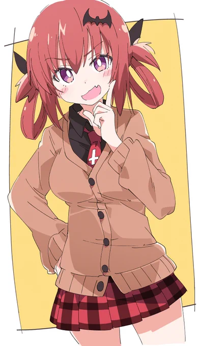 さっきの配信で描いたサタ誕絵? 