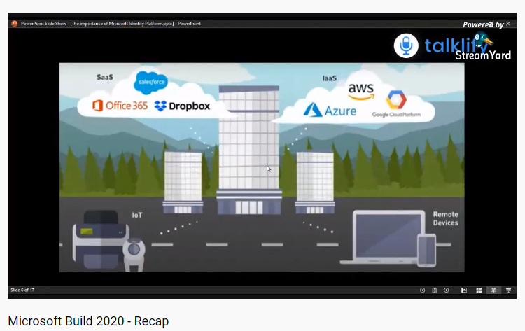 talklify's tweet image. The next session in @Microsoft Build 2020 - Recap was started by @jayakumrB sharing about the importance of Microsoft Identity Platform.
YouTube Link =&amp;gt; youtube.com/watch?v=jvfcp9…
#Microsoft #MSBuild #MSBuild2020 #Talklify