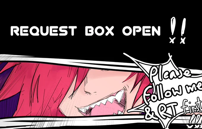 [Request Box OPEN]

Please follow me &amp; RT this before requesting. 

FANART ONLY! 
(LoL, Kimetsu no Yaiba, FGO, Granblue, Shadowverse,Grand Chase, Elsword, TWST, Arknights, MyHero, Hololive, Re-dive, Jojo, Naruto, Honkai3 , aot, etc.) 

⬇️⬇️⬇️⬇️⬇️⬇️⬇️ 