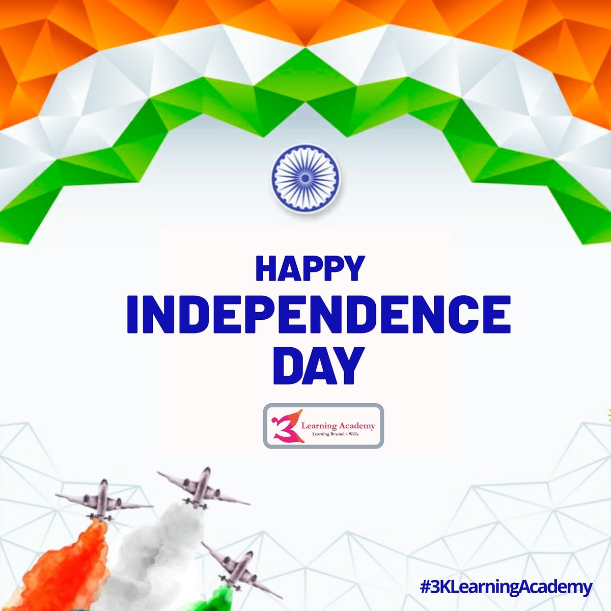 3Acdemy's tweet photo. The future of the country depends upon its students.Your perseverance, dedication and commitment to your life will determine the future of India.

 #happyindependenceday #India #3KLearningAcademy #indepedenceday https://t.co/tdc64mTpEt