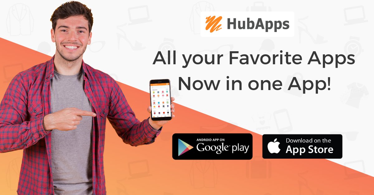 HubappsOfficial's tweet image. Now Available All Your Favorite Shopping App In One App !!!
All In One App!!!
#hubapps #hubappsallinoneshopingapp #allinone #allinoneplatform
#allinoneshoppingapp #allinoneapp #mobileapp #androidapp #shoppingapp #onlineshopping #deals

Check it Now- bit.ly/2Z3YJh7