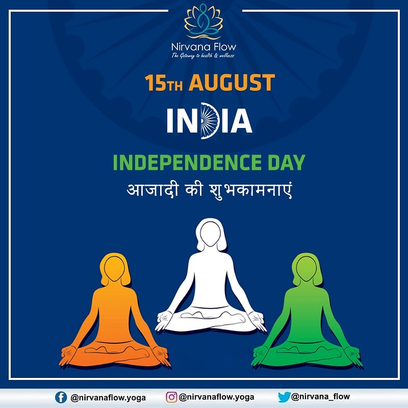 nirvana_flow's tweet photo. Celebrate the joy of 74th Independence day with health.Embrace the Ancient Indian techniques of yoga today !
#IndependenceDay #स्वतंत्रता_दिवस_की_शुभकामनाएं #जय_हिंद_जय_भारत #भारत_माता_की_जय #ProudToBeAnIndian #IndependanceDay2020  #nirvanaflow https://t.co/pmTvp1Y9Vz