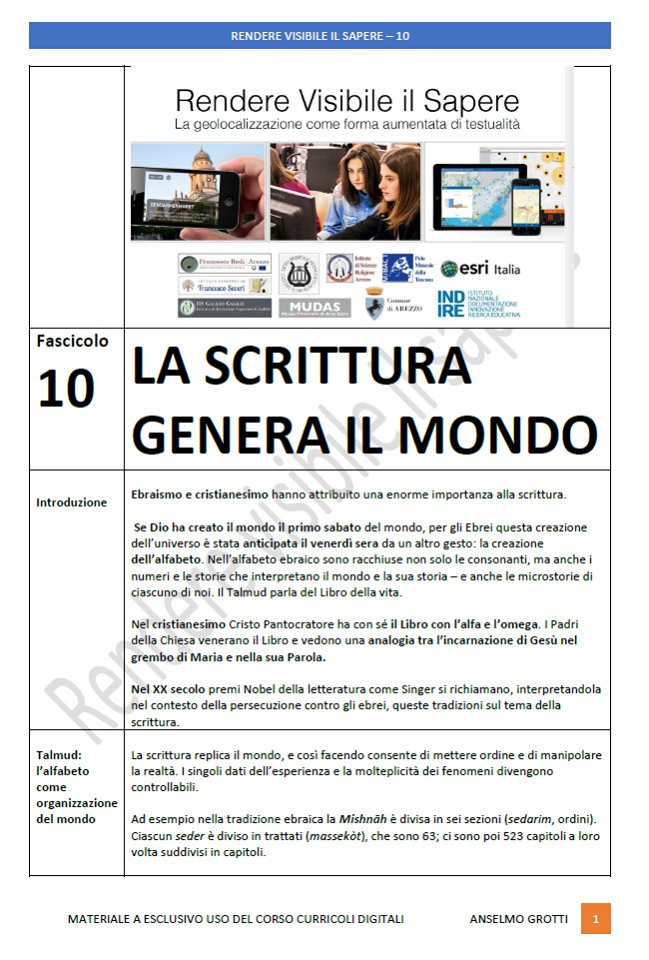 PresideGrotti's tweet photo. #LiceoRediArezzo: Dispense del corso "Rendere visibile il sapere". Dispensa 10. La scrittura genera il mondo https://t.co/kBn71C2EYl