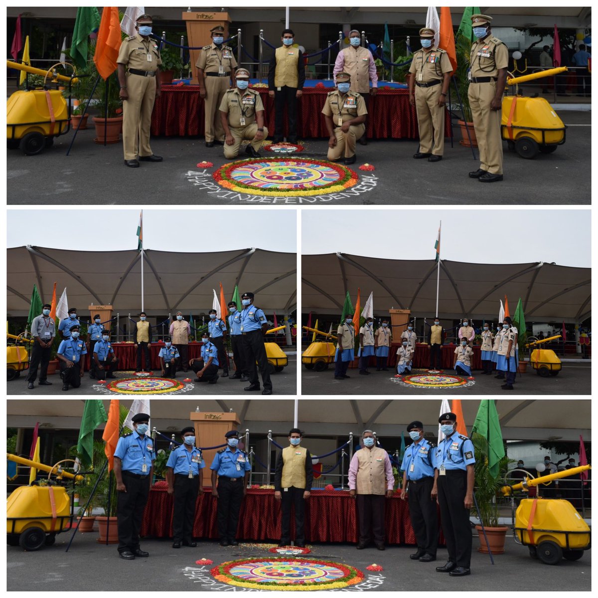 ms_suryanarayan's tweet photo. @infosys ... Celebrating the vibrant spirit of India #InfyChennaiDC on its #IndependenceDay2020 with brave heads standing tall #infydiaries @kshankar21 @nanjappa_bs @Narryhyd @LifeAtInfy https://t.co/9HXGxufd4t