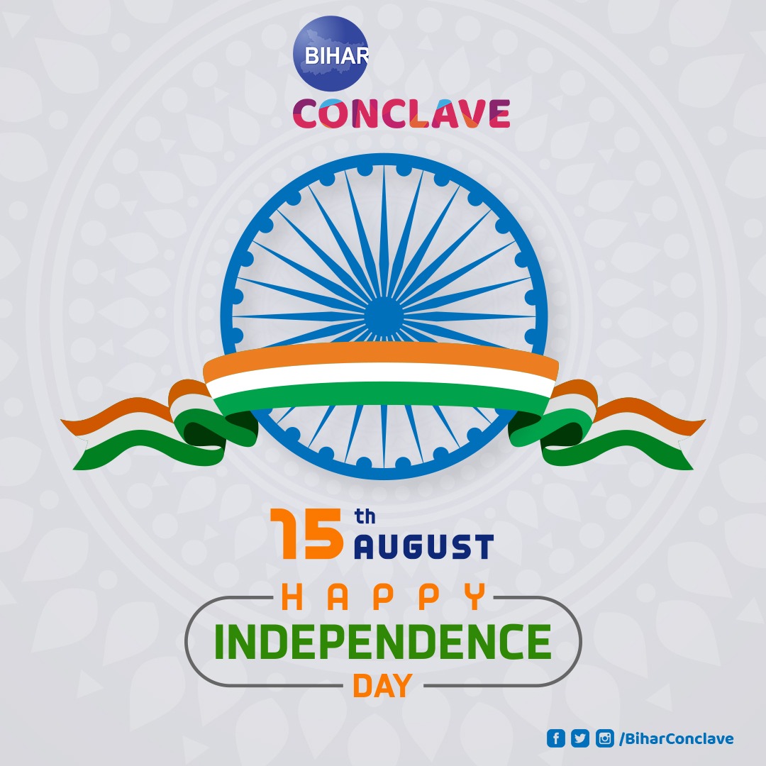 BiharConclave's tweet photo. Wish you all a very Happy #IndependenceDay!
 
Let's salute the freedom fighters who sacrificed their lives for the Independence of our nation &amp; those who are now fighting hard to save our lives from the pandemic. https://t.co/MAZbPcSv4c