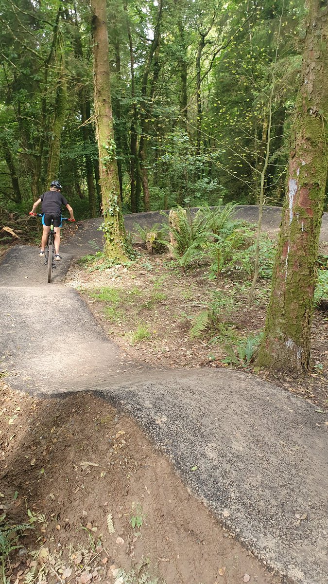 Run4cakeClare's tweet photo. Well done @sportwales @sportpembs @Pembrokeshire on an amazing addition to scolton manor.
Brilliant to see lots of kids at adults enjoying the bike trail and pump track!👏👏👏#cycling #getoutside #wheresmybike @mtbcymru @pembrokeshire @WelshGovernment https://t.co/DOtYlCwAE2