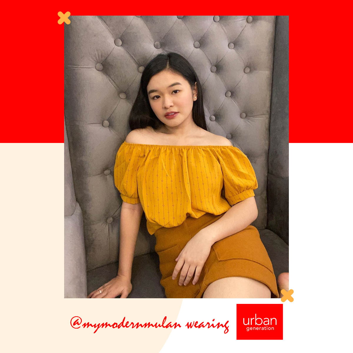 urbangenph's tweet photo. Does your weekend plan include lazing the day away on a comfy sofa? Make it fashionable, though! Just like the gorgeous Juliane @mymodernmulan in her Urban Generation ensemble. 🥰 https://t.co/UZMERwn7Na
