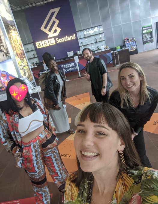 Had such an amazing time with these lovely folk at @BBCScotland this week recording two episodes for