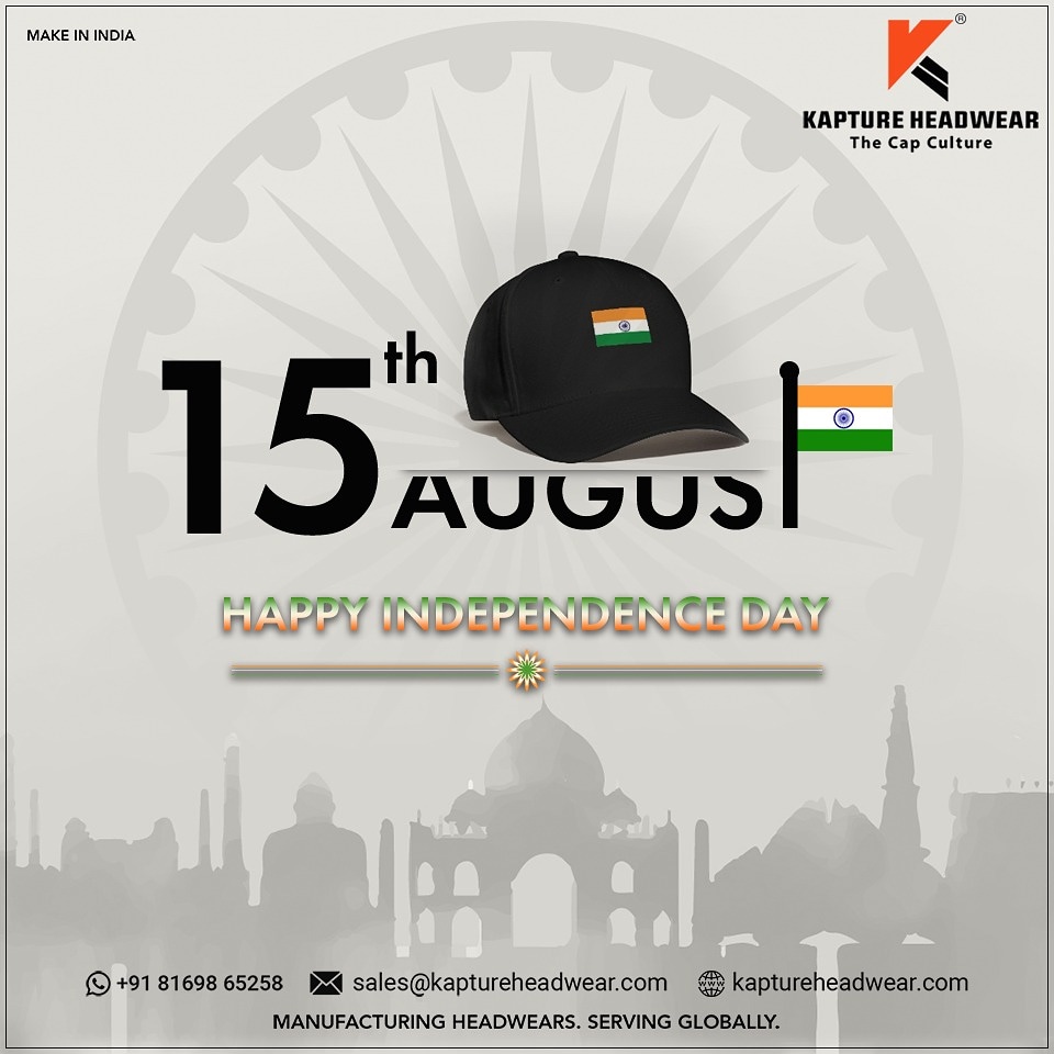 HeadwearKapture's tweet image. Freedom does not come without a price, neither did ours. Never forget the bloodshed and brutality that this great nation has endured in the past. Happy Independence Day!
.
.
.
#independenceday #India #makelocal #makeinindia #madeinindia #cap #hat #manufacturing #manufacturer