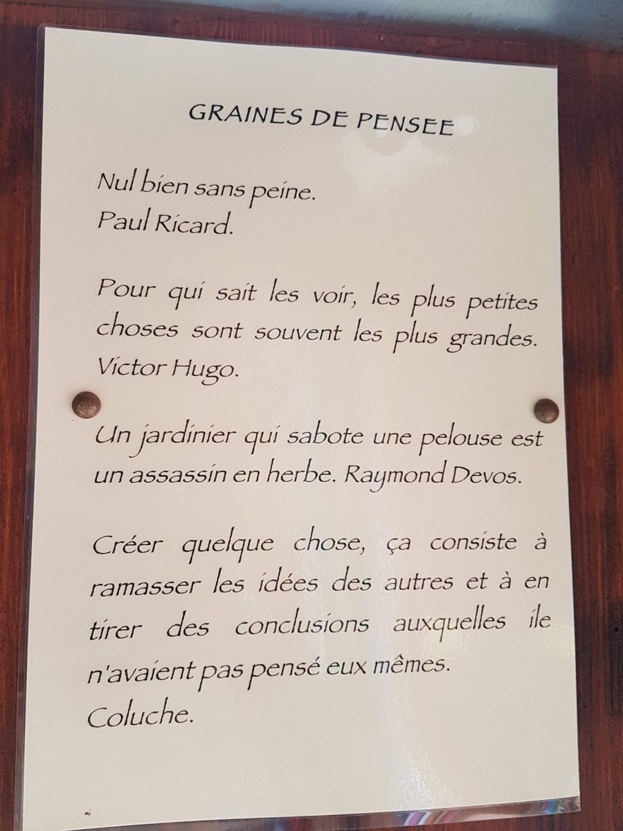 DidouParis's tweet photo. "Nul bien sans peine" https://t.co/M5IgEgQtI8