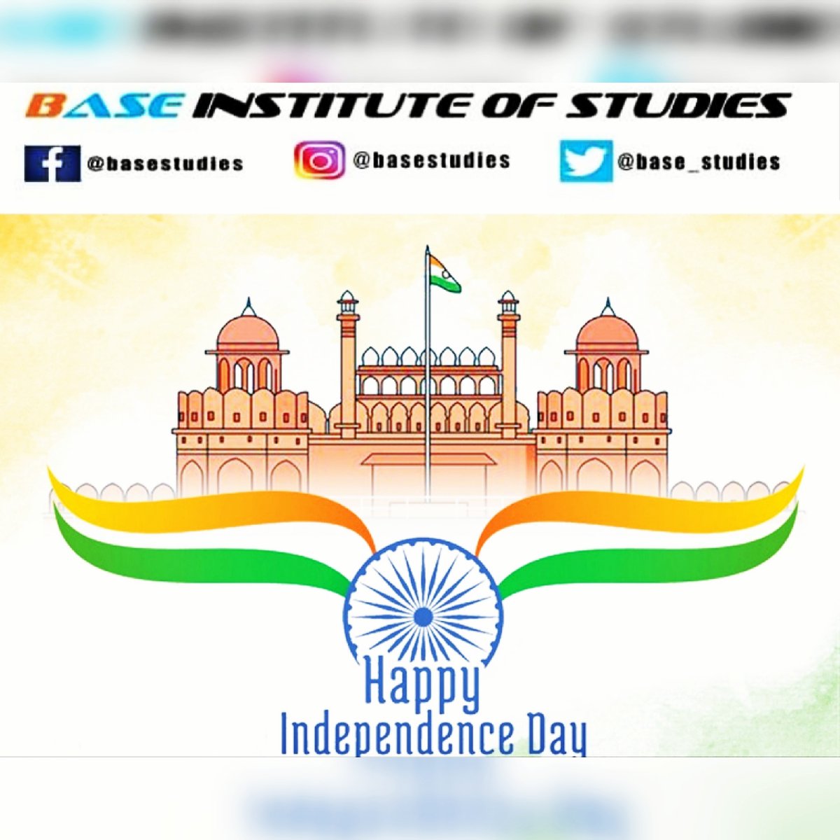 base_studies's tweet photo. We are one!🌼
Let us all be proud of our beloved nation. We all have to collectively strive to make India vibrant, strong and supreme. 
Happy 74th #IndependenceDay to all Indians! 🇮🇳

#IndependenceDayIndia2020
#BASEInstituteOfStudies #contactus #base_institute #gurgaon https://t.co/Mxi6s5daey