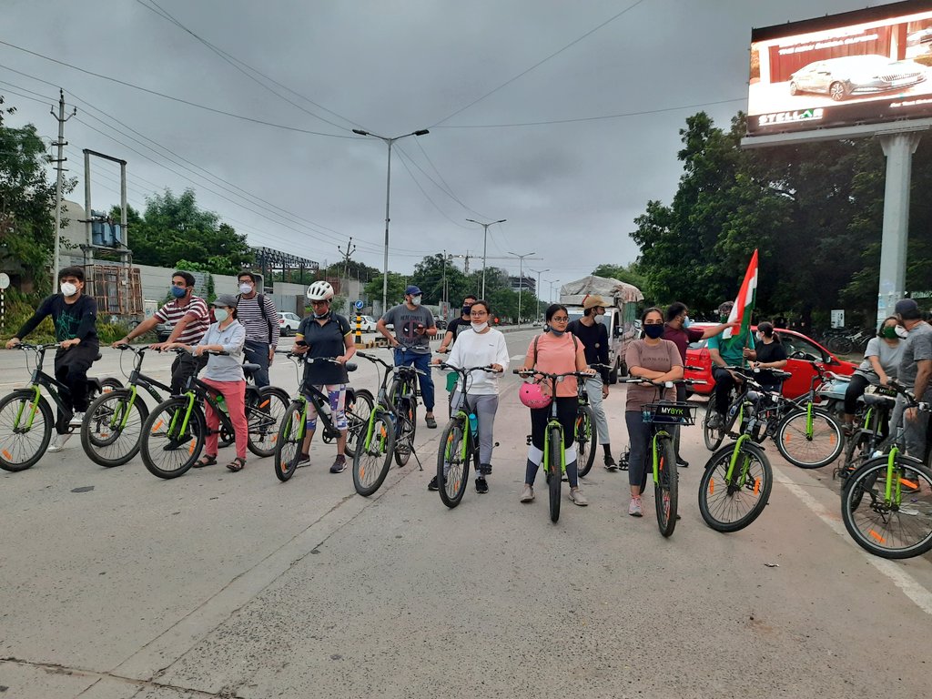 kumarmanish9's tweet photo. #15August2020
Happy Independence Day !
A cycle ride to Thol by @MYBYKINDIA @SmartCityAhd & @AGlobalShapers as part of #Cycle4Change initiative where focus is on making cycle friendly cities and fit Indians ! 😊
@MoHUA_India @itdpindia @FitIndiaOff
#Ahmedabad #CycleForFreedom https://t.co/XT78iowb0E