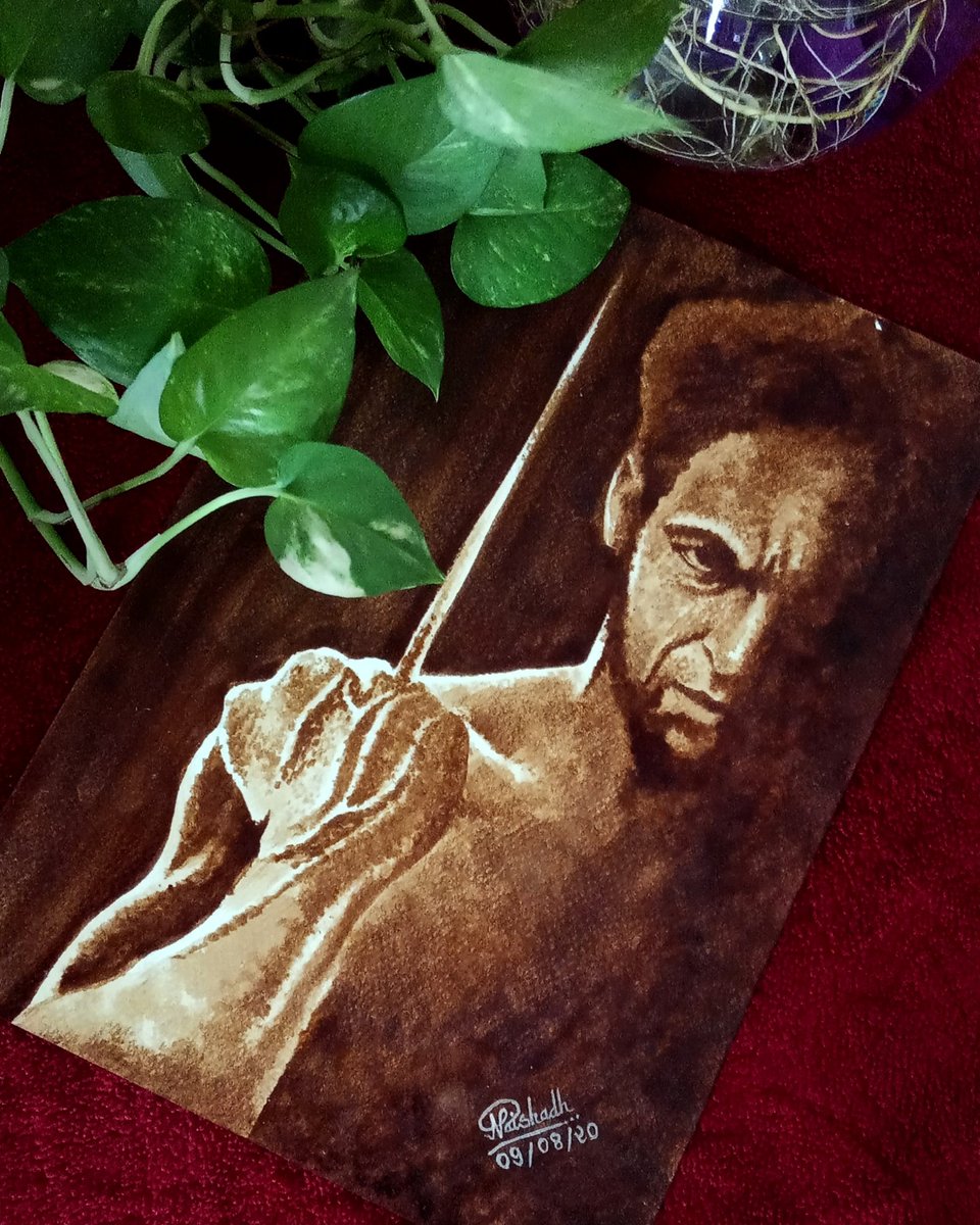 GoldenArts7's tweet photo. Portrait Coffee Painting of Huge Jackman as Wolverine
#Wolverine #xmen #MarvelAvengers #ArtistOnTwitter #art #coffee #coffeelovers #coffeeart #drawing #painting #painter #photograghy #beard #styling #swag #bearded #sketch #giftideas #illustrationart #paintingoftheday #arts https://t.co/EbnhJj261x