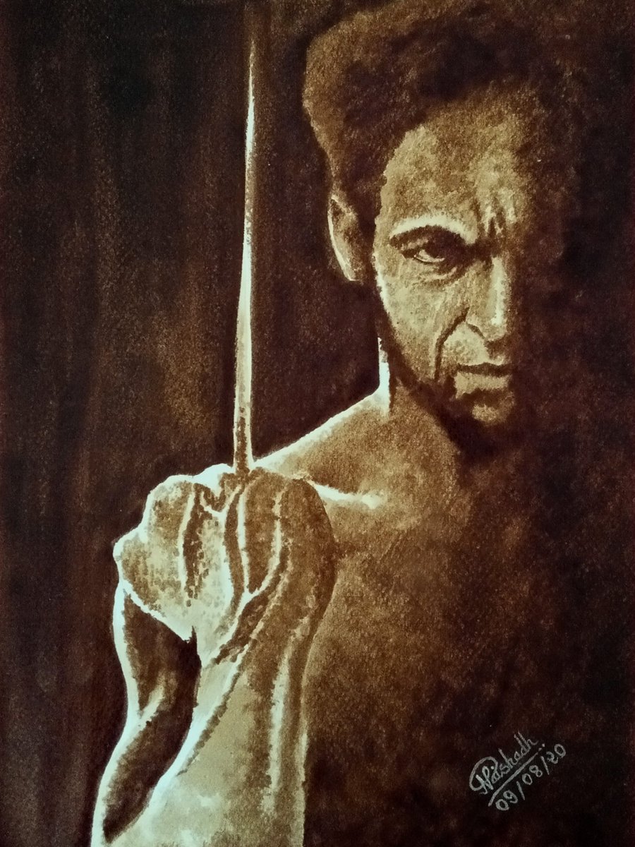 GoldenArts7's tweet photo. Portrait Coffee Painting of Huge Jackman as Wolverine
#Wolverine #xmen #MarvelAvengers #ArtistOnTwitter #art #coffee #coffeelovers #coffeeart #drawing #painting #painter #photograghy #beard #styling #swag #bearded #sketch #giftideas #illustrationart #paintingoftheday #arts https://t.co/EbnhJj261x