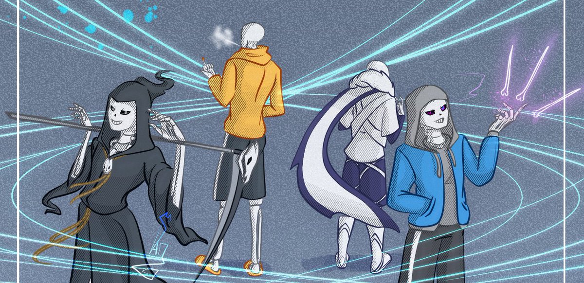 endDeleo's tweet photo. #underswap #dreamtale #reapertale #dasttale #xtale #errorsans #inksans https://t.co/qlL95vnO95