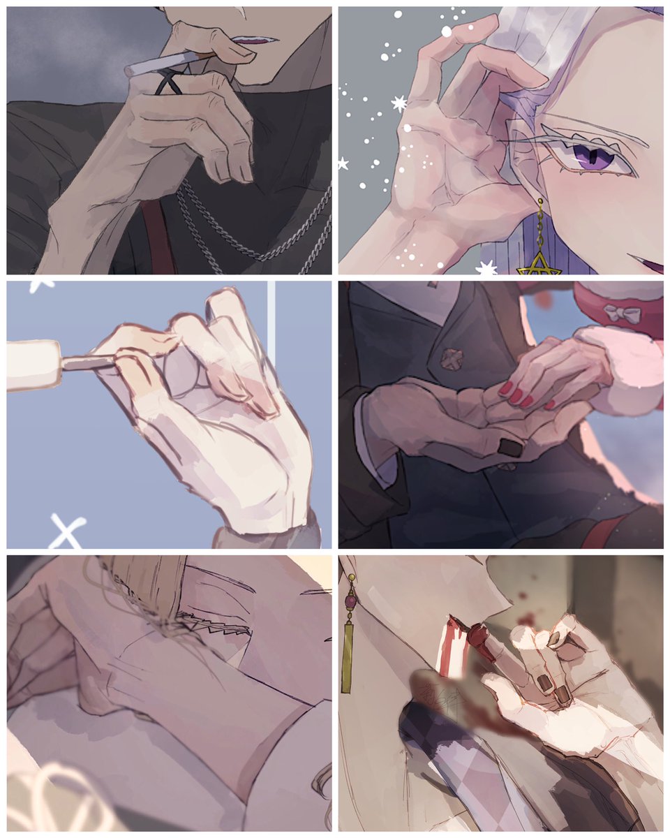 #このタグを見た人は自分の絵柄の手部分を見せる
手を描くの好き?! 