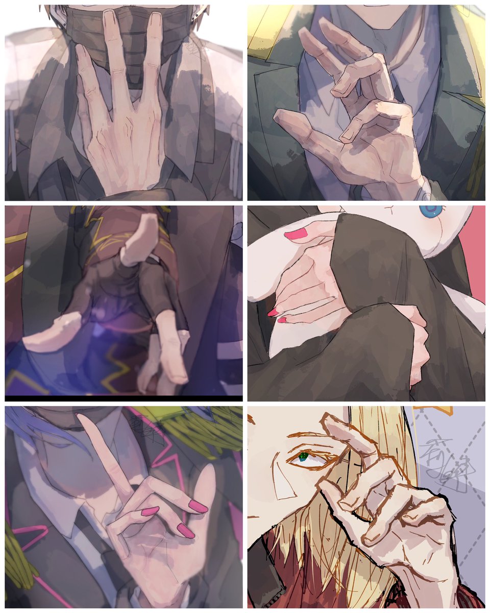 #このタグを見た人は自分の絵柄の手部分を見せる
手を描くの好き?! 