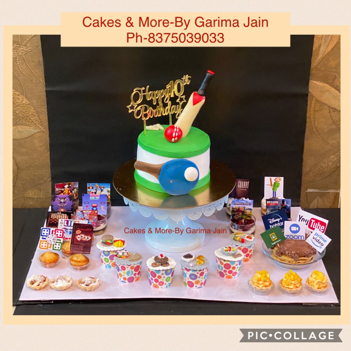 cakesnmorebygj's tweet photo. #dessert #cricketcake #tabletenniscake https://t.co/Y2JNO4NBJw
