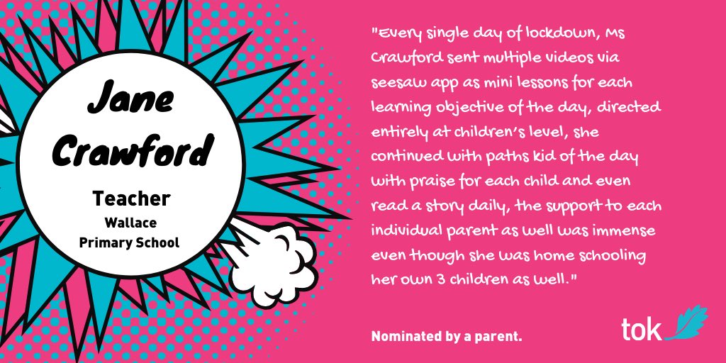 Tree_Of's tweet photo. 🌟 SPOTLIGHT : MS CRAWFORD 🌟

Ms Crawford, a teacher at @WallacePrimary, has been nominated for her dedication and daily stories all throughout lockdown. 📚 #lockdownlegends
https://t.co/CuBQS4ZRqy https://t.co/0P3LjfvMxR