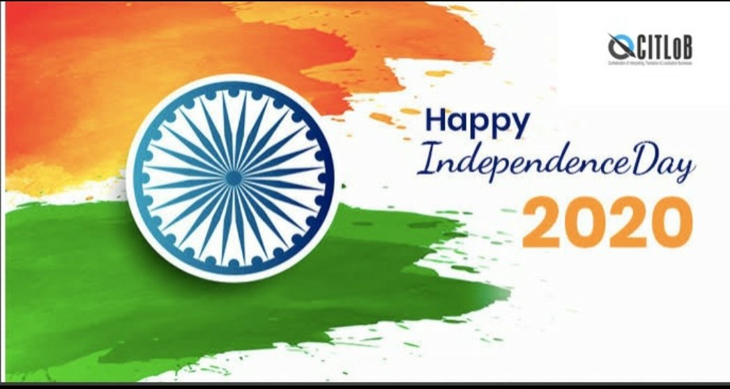 CITLoB_India's tweet photo. CITLoB wishes you all a very very happy Independence Day. Our nation's linguistic diversity is our biggest strength. #independaceday.#unitedwestand #togetherwewillprogress https://t.co/nflhVRvMaA