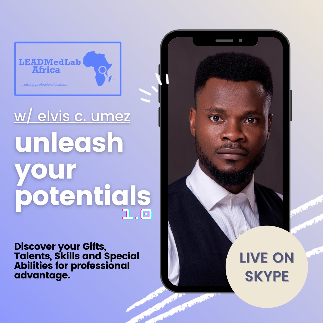 leadmedlab's tweet photo. #LEADMedLab Africa
Nugget 1.0
HOPE IS NOT A STRATEGY?
A discourse on Discovering Your Gifts, Talents, Skills and Special Abilities for professional advantage.
Date: 15th August, 2020
Time: 9:00pm on Skype
join the WhatsApp group: https://t.co/BXypN9Eu0V https://t.co/PxZcoZdEZg