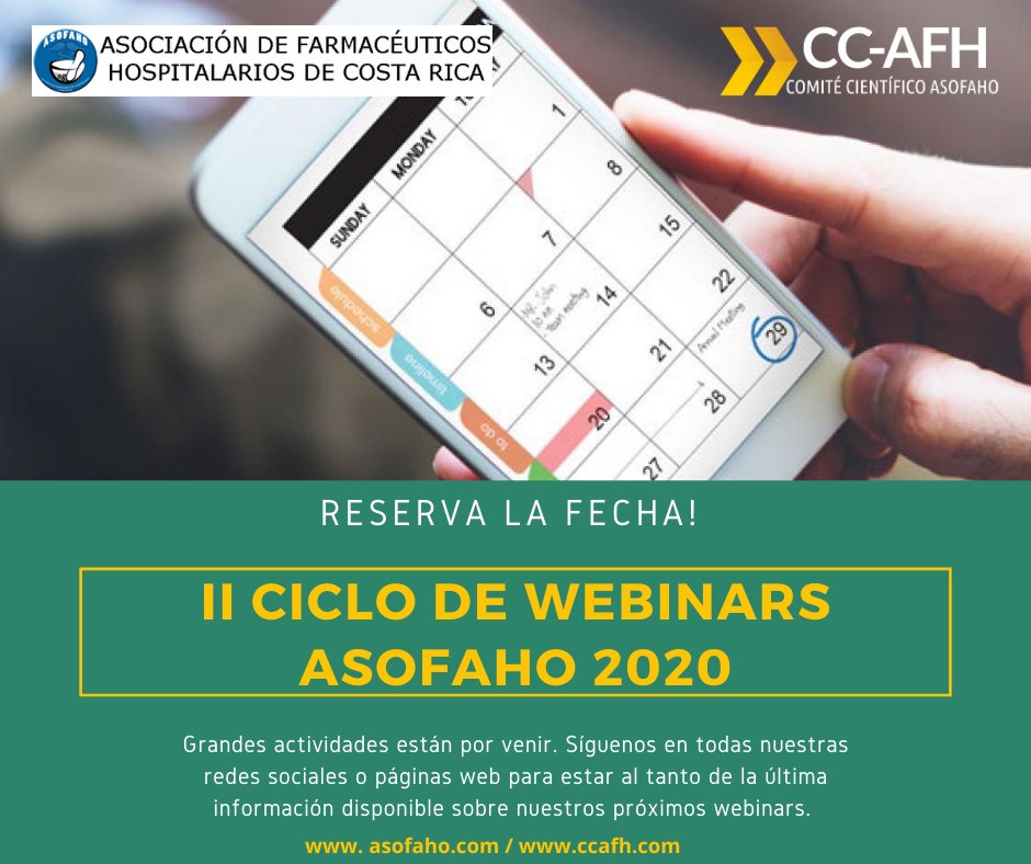 asofaho's tweet photo. ATENCIÓN!
Seguimos con la programación del II Ciclo de Webinars ASOFAHO 2020.
Puedes seguir nuestros sitios web https://t.co/h4cyTyg4wO
y https://t.co/518Sp70Tgb para recibir automáticamente en tu email nuestras últimas publicaciones.
#ASOFAHO #ASOFAHO2020 #CCAFH #ASCCAFH https://t.co/MO3gPbJjBx