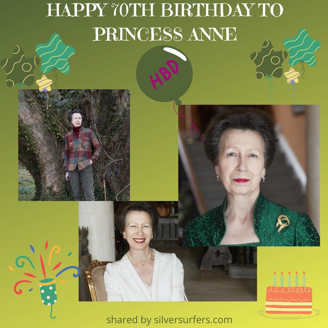 Happy 70th Birthday to Princess Anne 🎂The Princess Royal’s 70th birthday has been marked with the release of three official photographs to celebrate the milestone.  

#princessanne #theprincessroyal #70thbirthday #happybirthday #silversurfer