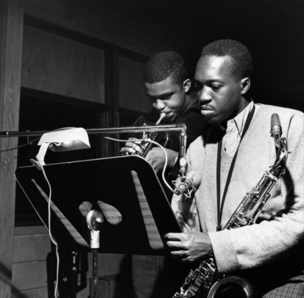 John_ichi_'s tweet photo. Freddie Hubbard and Hank Mobley
(photo by Mosaic Images)
#jazz #jazzgiants #trumpet
#tenorsax #bluenoterecord https://t.co/GmaGwpN9lB