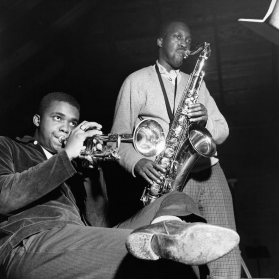 John_ichi_'s tweet photo. Freddie Hubbard and Hank Mobley
(photo by Mosaic Images)
#jazz #jazzgiants #trumpet
#tenorsax #bluenoterecord https://t.co/GmaGwpN9lB