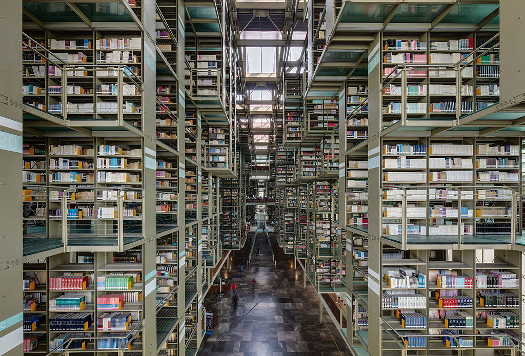 7. Vasconcelos Library, Mexico City