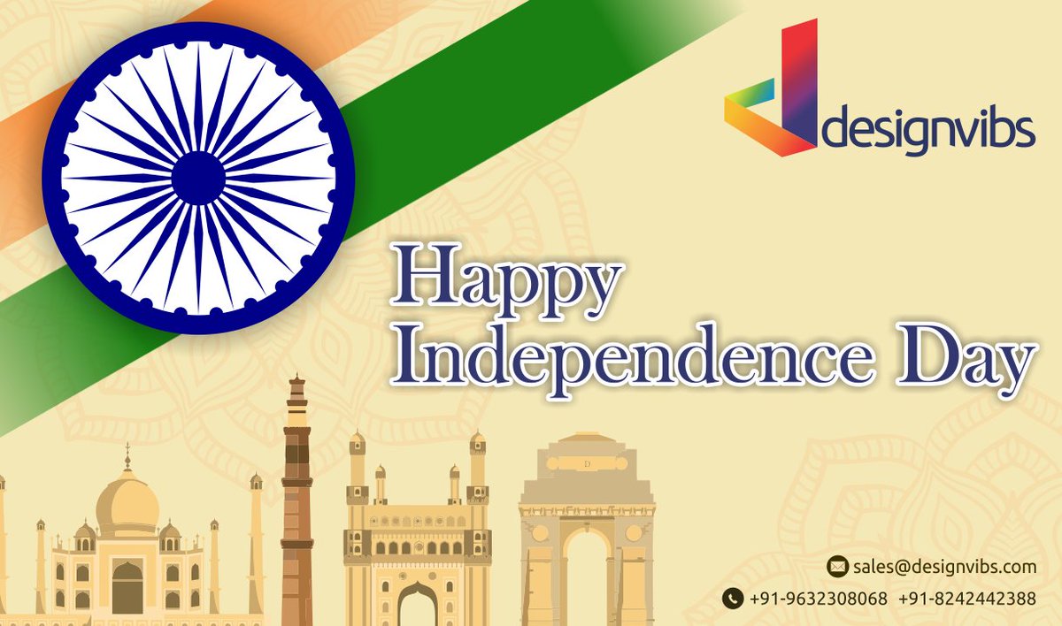 designvibs's tweet photo. Let us celebrate the glory of free India and uphold the Pride and Honor of being an Indian...
.
.
Wishes you all a Happy 64th Independence Day!!
.
#IndependenceDay #IndependenceDay2020 #NationalCelebration #HappyIndependenceDay #warmwishes #patrioticday #proudnation #nationalday https://t.co/BMaJ979YEI