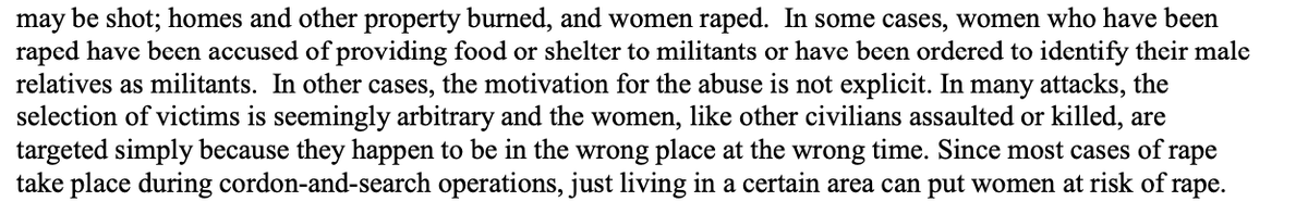 TL:DR Indian armed personnel have a history of sexual violence against kashmiris. And most of them get a free reign to do so. No one should be immune to the law, no matter how important their role. (10/n)