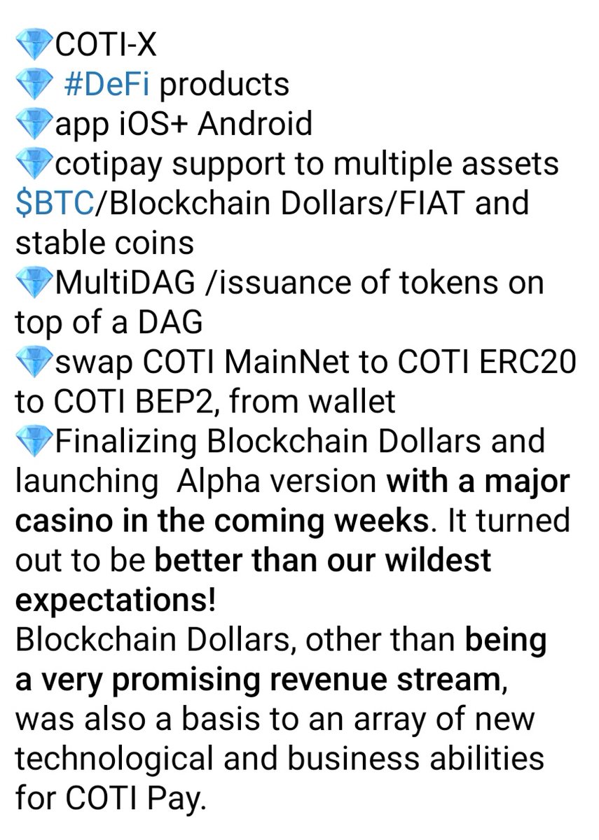 81Weil's tweet photo. @boxmining $COTI has a killer payment system in the making. #COTIVIPER will be launched in the coming weeks.
Last month, COTI counted a monthly processing volume of $8.5M on-line business. 
$COTI #DeFi #Staking #Trustchain #CotiX #COTIPay #DAGtechnology #MultiDAG #Trustscore #fintech https://t.co/WyUIomN01F