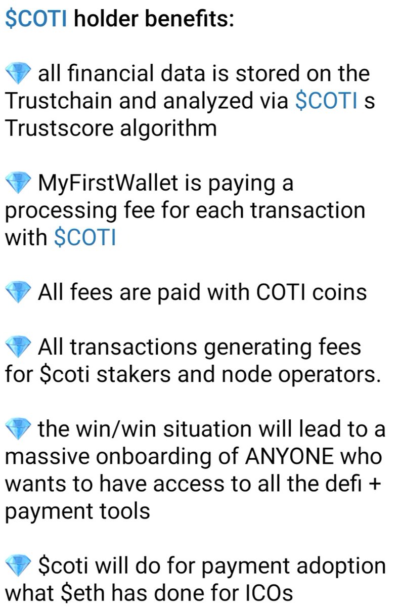 81Weil's tweet photo. @boxmining $COTI has a killer payment system in the making. #COTIVIPER will be launched in the coming weeks.
Last month, COTI counted a monthly processing volume of $8.5M on-line business. 
$COTI #DeFi #Staking #Trustchain #CotiX #COTIPay #DAGtechnology #MultiDAG #Trustscore #fintech https://t.co/WyUIomN01F
