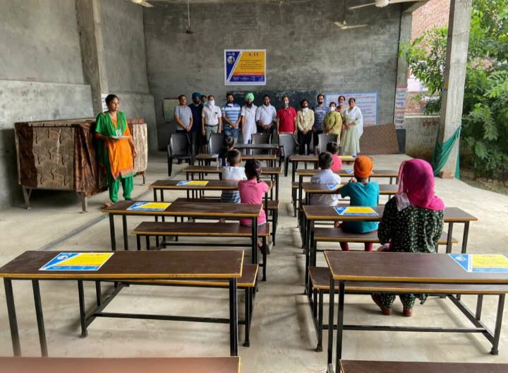 UbhaHardev's tweet photo. On the Auspicious occasion of 73rd Independence day Rotary Club MANSA  has donated 10 Desks and Benches at Government Primary School, ram bagh road MANSA on 15th August 2020 under the Rotary Foundation District Grant no.DG 2098623(2019-20).@RotaryItalia @NewsRotary @BJP4India https://t.co/QlMgtpBMye