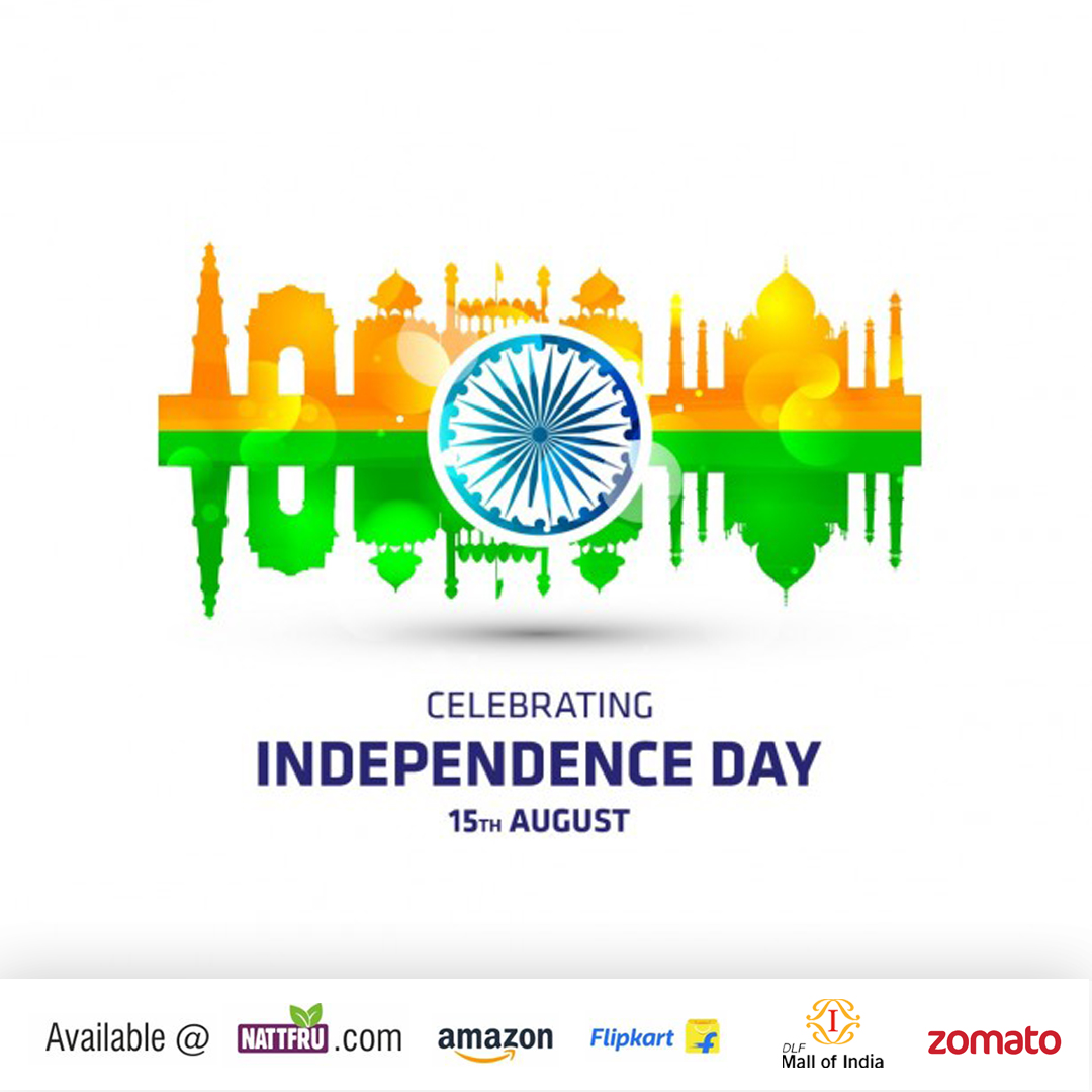 Let's pledge and make our India proud on this Independence Day!! 

#nattfru #independenceday #India #today #independence #happy #pledge #country #proud #celebrate #fruitjuice  #amlapowder  #vitaminC #immunitybooster #stayhome #staysafe #coronovirus #covid19