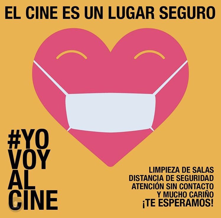 alfonsoalbacet's tweet photo. El @CineICAA y @Academiadecine están impulsando una campaña de apoyo a la vuelta a los cines que culminará en @festivalmalaga y de la que me hago partícipe. El cine es un lugar seguro #YoVoyAlCine. Aquí @DiasDeCine donde participé junto a @GerardoQuietMan. Os veo en el cine. https://t.co/5s97HXm54A