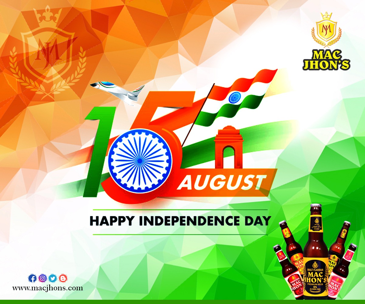 MacJhonsBeer's tweet photo. May this Independence Day bring fortune and success for each and every one of us. May our country see more progress in the coming years! Happy Independence Day!

#IndependenceDayIndia2020 #Indians #JaiHind #IndependenceDay2020 https://t.co/16dI4Hk1NO