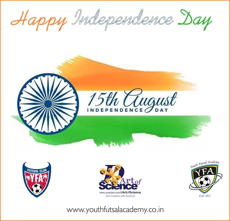 YFA_GOA's tweet photo. “A moment comes, which comes but rarely in history, when we step out from the old to the new; when an age ends; and when the soul of a nation long suppressed finds utterance.”—Jawaharlal Nehru

#Independence 
#IndependenceDay2020
#youthfutsalacademy https://t.co/D1KYDcSKW9