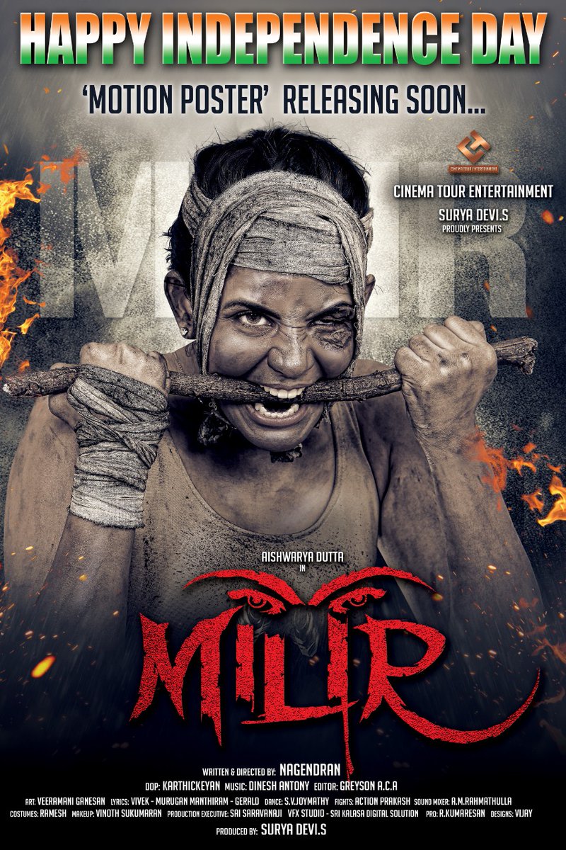 SathishwaranPRO's tweet photo. #MilirMotionPosterComingSoon #மிளிர் #Milir #MilirFirstLook
Producer: @SuryaSuryadevi
Dir @Nagendran0007 @Aishwaryadutta6
@ActorSharan
@AmmKarthickeyan
@music_Dinesh_DA
@Lyricist_Vivek @muruganmantiram
@veeramani_art
@greysonfx @urkumaresanpro https://t.co/BmRe3aDfU1