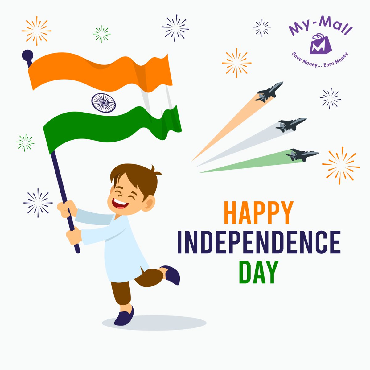 Mymall4's tweet photo. May the glory of Independence Day be with us forever. Here's wishing you a very happy Independence Day! from My Mall team

#independence #day #independenceday #wishes #achievements #india #proud #tricolor #15august #celebrations #greetings https://t.co/5KsYJrPDhi