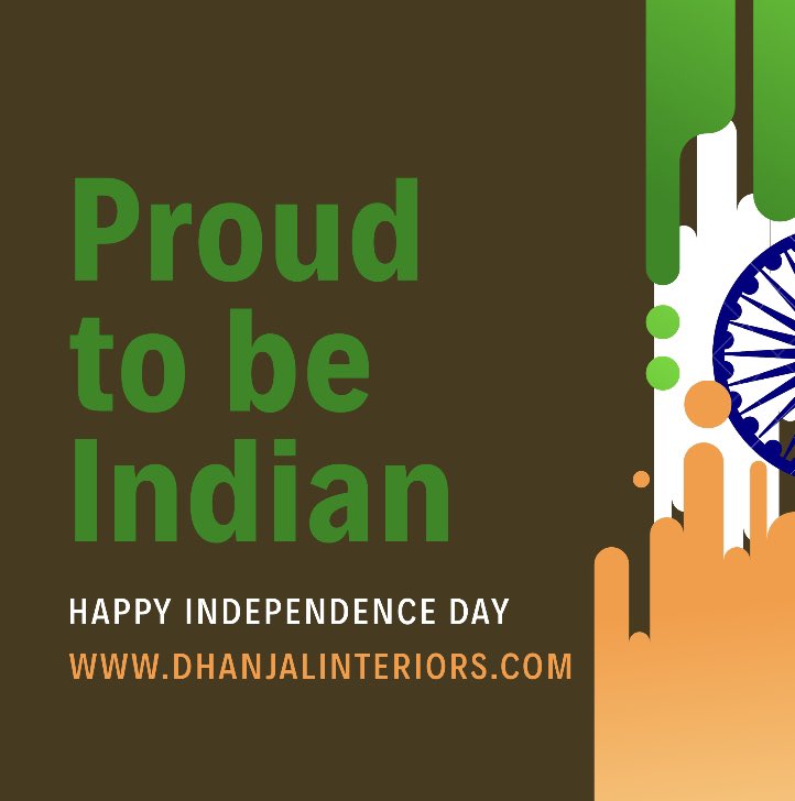 dhanjalinterior's tweet photo. Happy 74th Independence Day♥️
We love you India 🇮🇳
.
#happyindependenceday 😇 https://t.co/riUKTI65FL