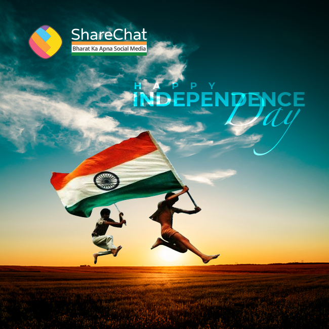 ShareChat wishes every Indian a very Happy #IndependenceDay https://t.co/vg7ELDDuOl