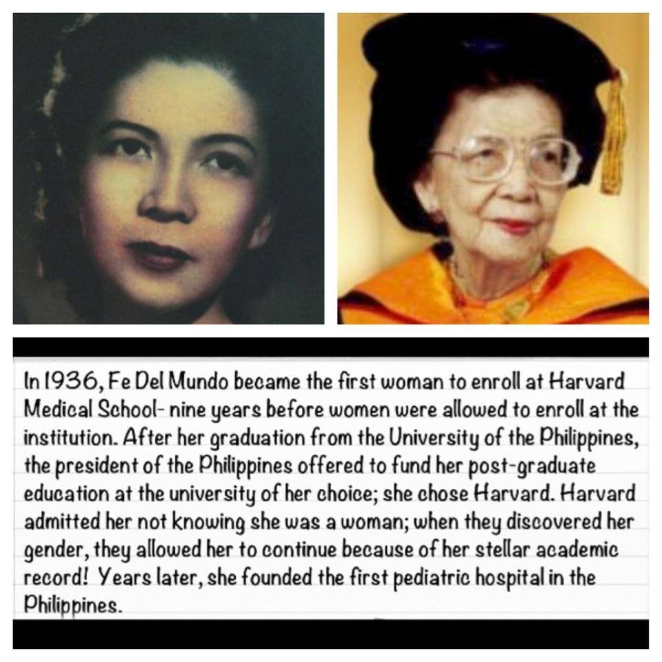 "Villanueva," from "villa" (settlement) and "nueva" (new), was often given to those from recently founded places.Fe del Mundo was born as Fé Primitiva del Mundo y Villanueva. Among her many firsts, she was the first Filipino certified by the American Board of Pediatrics.