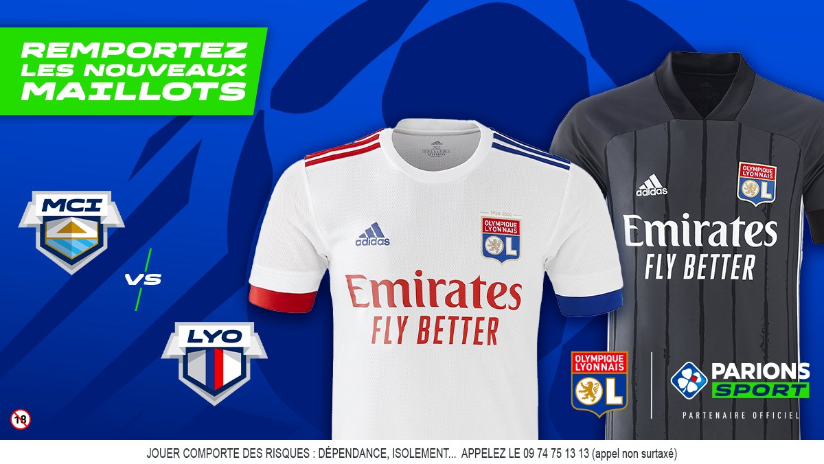Tous derrière les Gones ce soir pour aller chercher l'exploit !

Pour fêter ce quart de LDC comme il se doit, deux maillots de l'<a href="/OL/">Olympique Lyonnais</a> à gagner.

Pour jouer :
1️⃣ RT+Follow
2️⃣ Réponds #OLxParionsSport