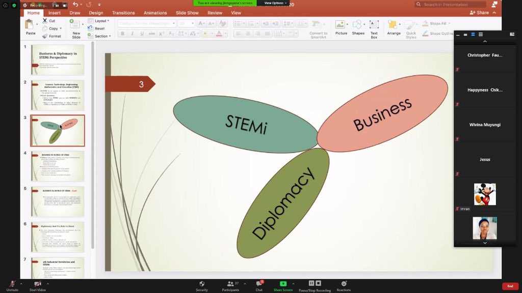 stemi_africa's tweet photo. Business and Diplomacy perspective of STEM presented by @Lenguyana.

@rifresha2
@lunodzo
@kaayaEng
@rifresha2
@SBwatota
@Elvira72626829
@gladness_mwanga
@Happynesschiku1
@Irakomeyejesus
@mseke6
@ucariner https://t.co/jQDiVuevbY