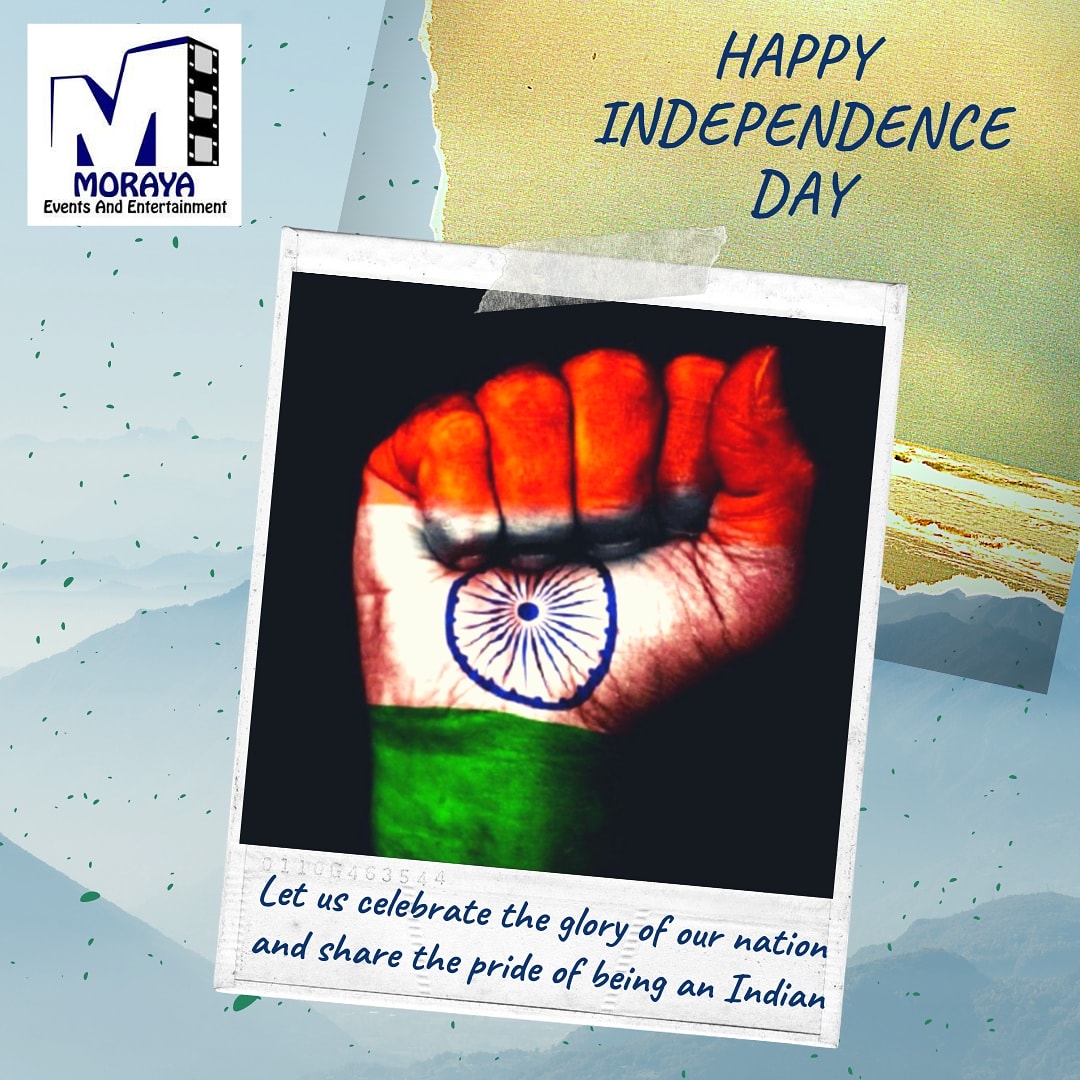 MorayaEvents's tweet photo. Wish you all a Happy Independence Day.. This Independence Day let us try to become better citizens..! 

#teammoraya #74thIndependenceDay #onenation #responsiblecitizen #Indians https://t.co/zWkO0KaImm