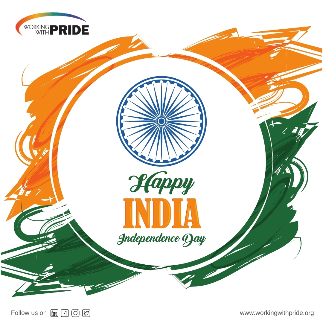 WWPrideIndia's tweet photo. Today we cherish the ones who made our independence possible. Freedom is hard to get, but we were blessed to have it. Let’s appreciate everything we have and celebrate the great miracle of freedom. 
#HappyIndependenceDay #DNI #diversity #inclusion #love #equality #lgbtq #pride https://t.co/gOElNFqaEb