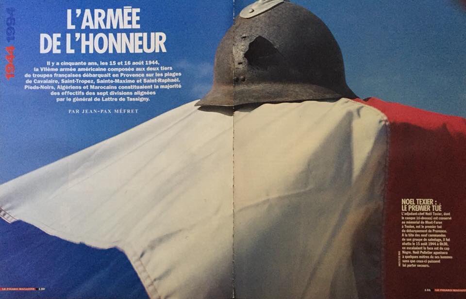 claireparisjazz's tweet photo. 📣🇫🇷📣
#Août44 #Débarquement #Provence #Dragoon
Archives @Le_Figaro magazine aout 1994 #JeanPaxMéfret @JeanPaxM @bmice_prod #Cavalaire #SainteMaxime #SaintTropez #SaintRaphael #LeRayolCanadel #CommandosDAfrique https://t.co/VUuV3g1Doc